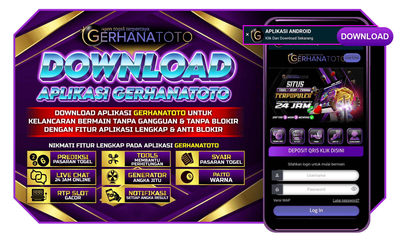 GERHANATOTO: Situs Slot Online Terbaik untuk Mencari Sensasi Uang Nyata di Indonesia!
